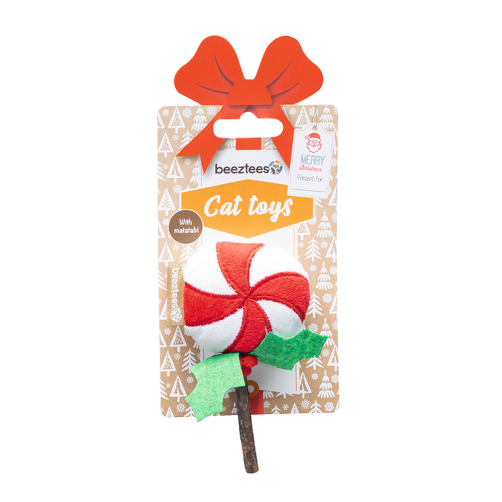 Beeztees Xmas Katzenspielzeug Matatabi-Lollipop 