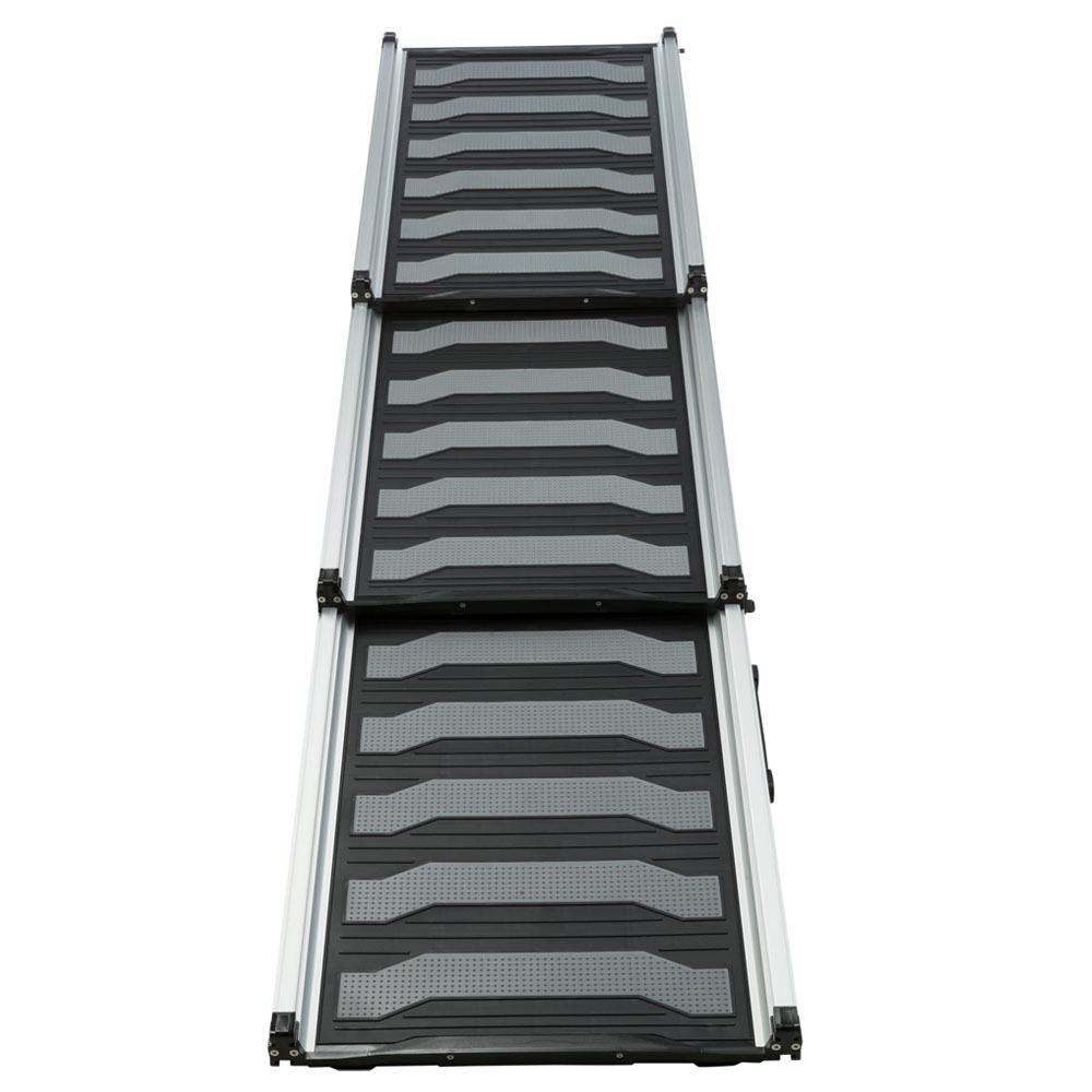 Trixie 3-fach Teleskop-Rampe, Aluminium/TPR 