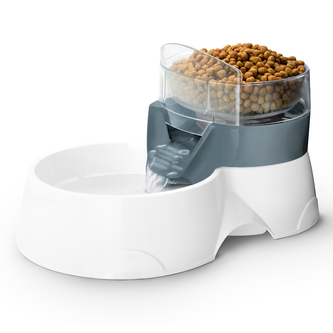 EBI Pet Feeder 2in1 - Grau 