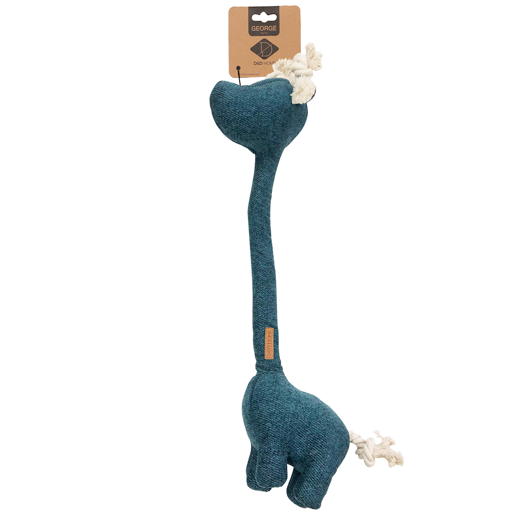 D&D Hundespielzeug Chenille George - blau 