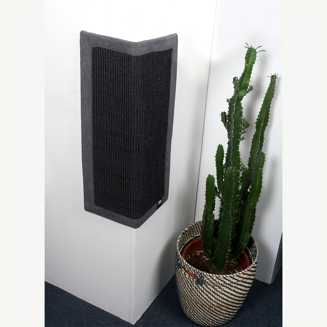 EBI Eck-Kratzmatte Krappa - 58 x 38cm schwarz
