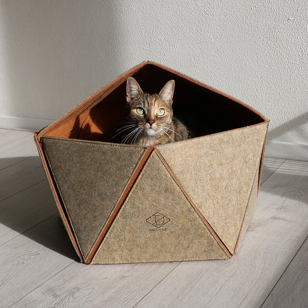 D&D Katzenhaus Logan - Sandbraun 