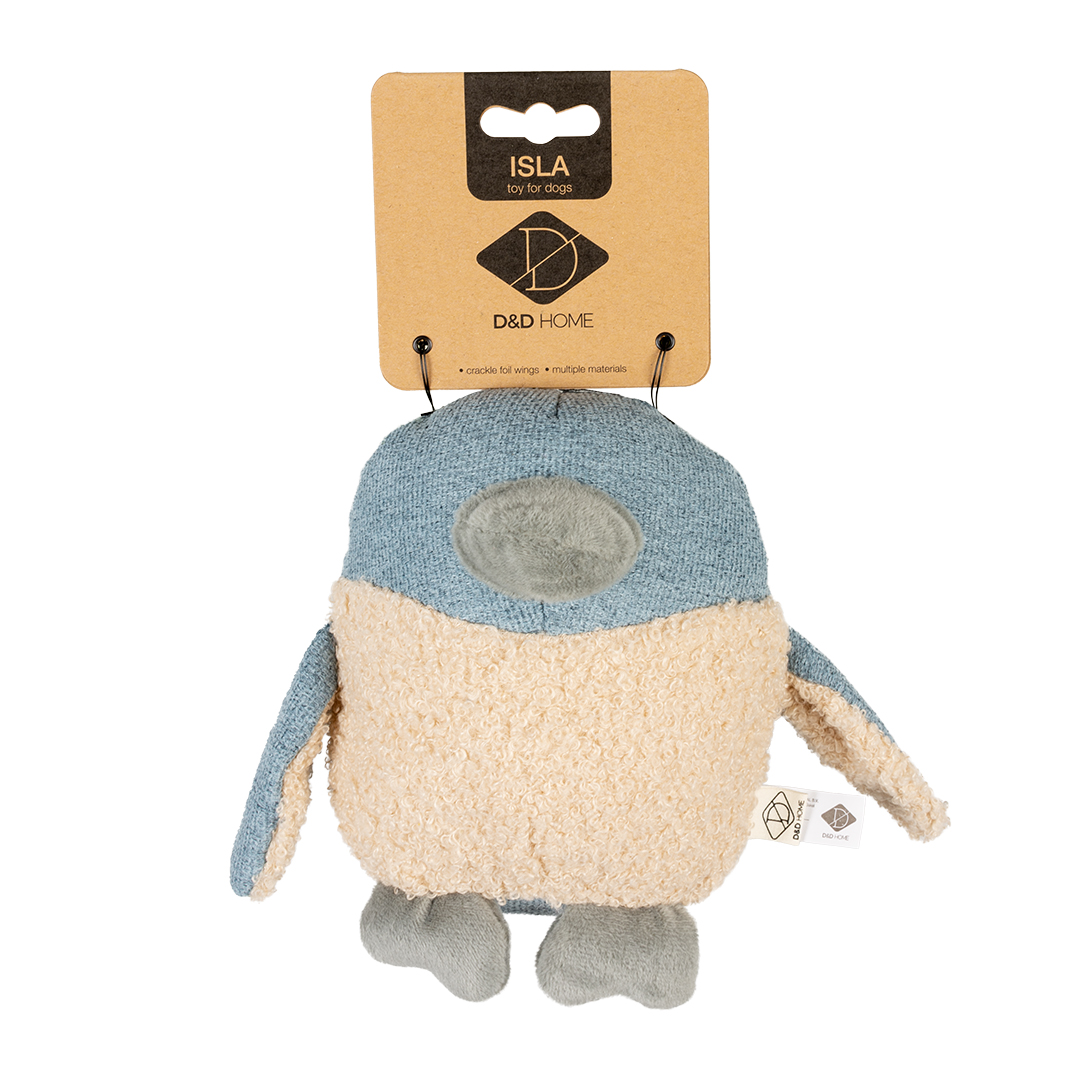 D&D Hundespielzeug Isla Chenille - blau 