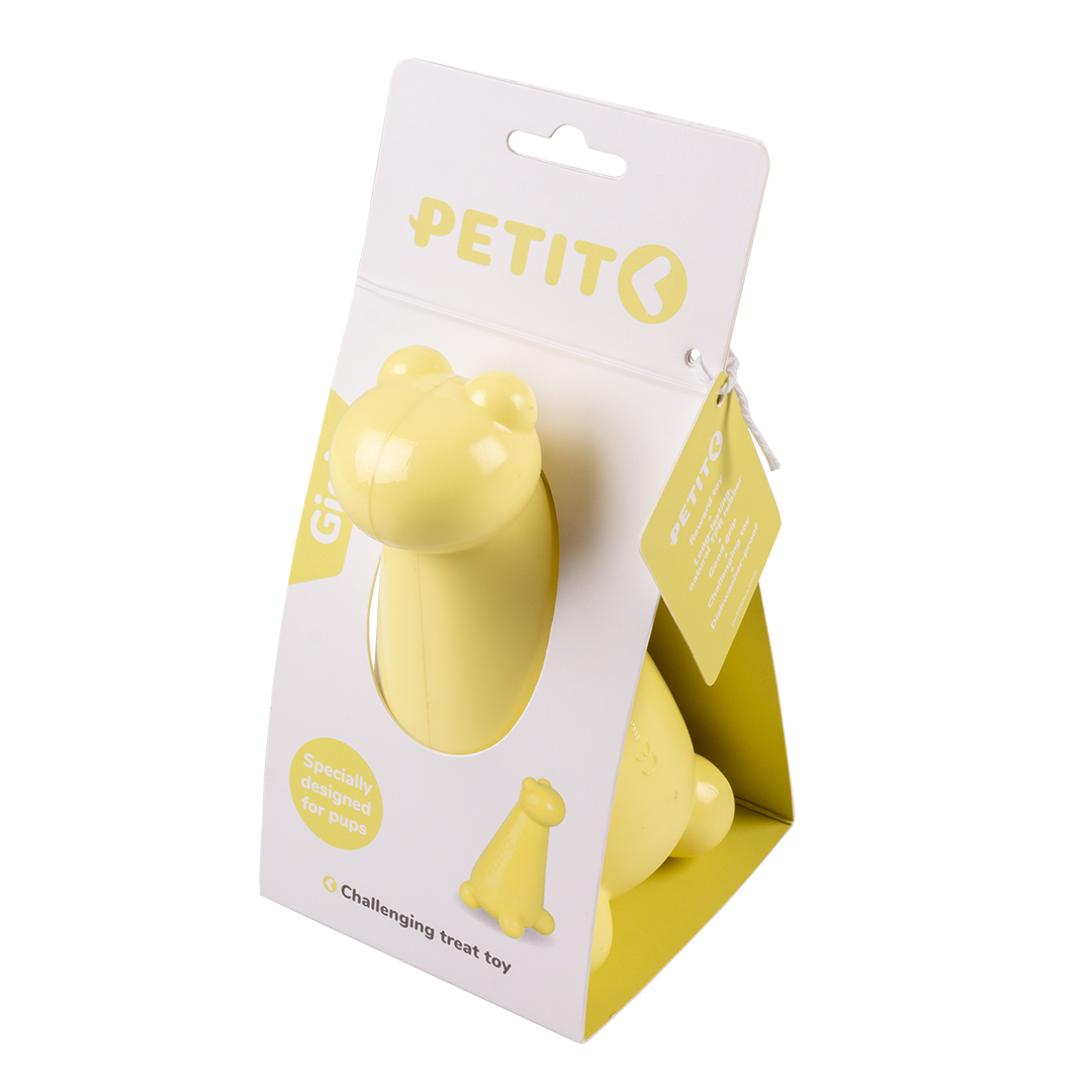 EBI Petit Welpen-Snackspielzeug Gigi Gelb