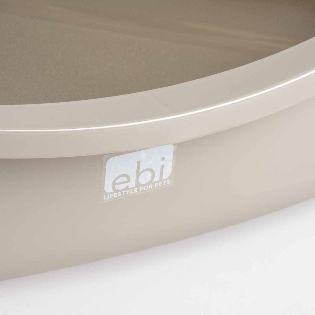 EBI Eck-Katzentoilette Prism M - transparent/grau 