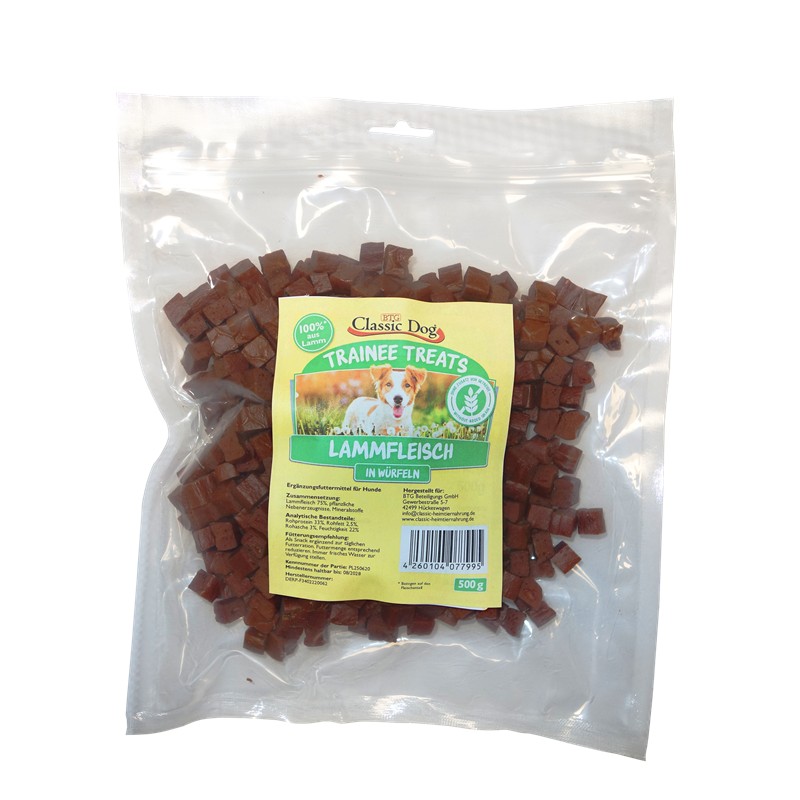Classic Dog Trainee Treats Lammfleischwürfel 