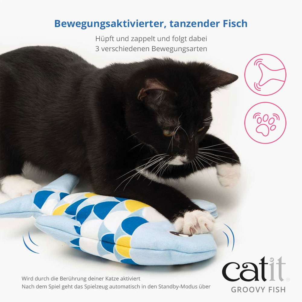 Catit Groovy Fish - bewegungsaktivierter Fisch 