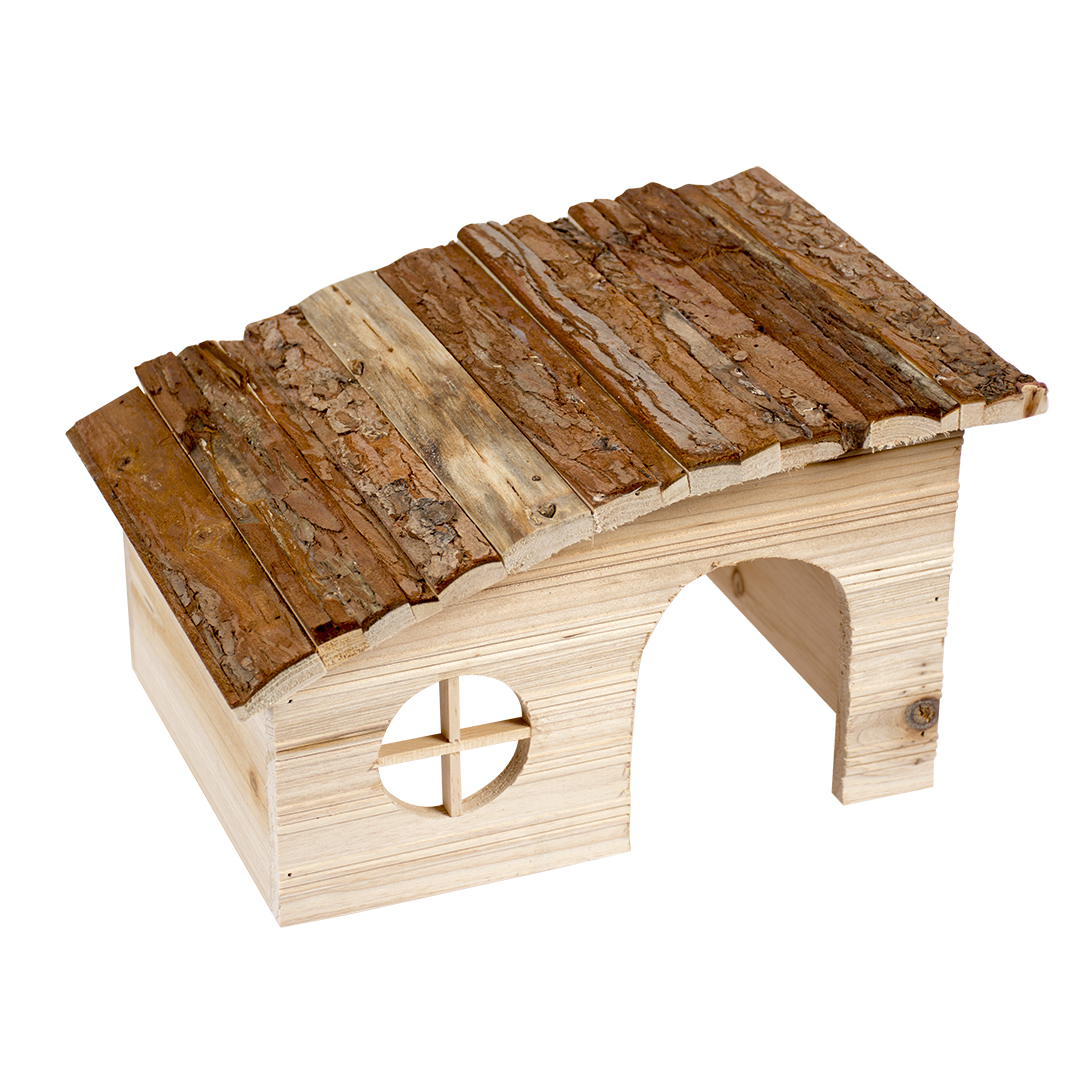 Duvoplus Kleintierhaus mit Schrägdach 20 x 13 x 12cm