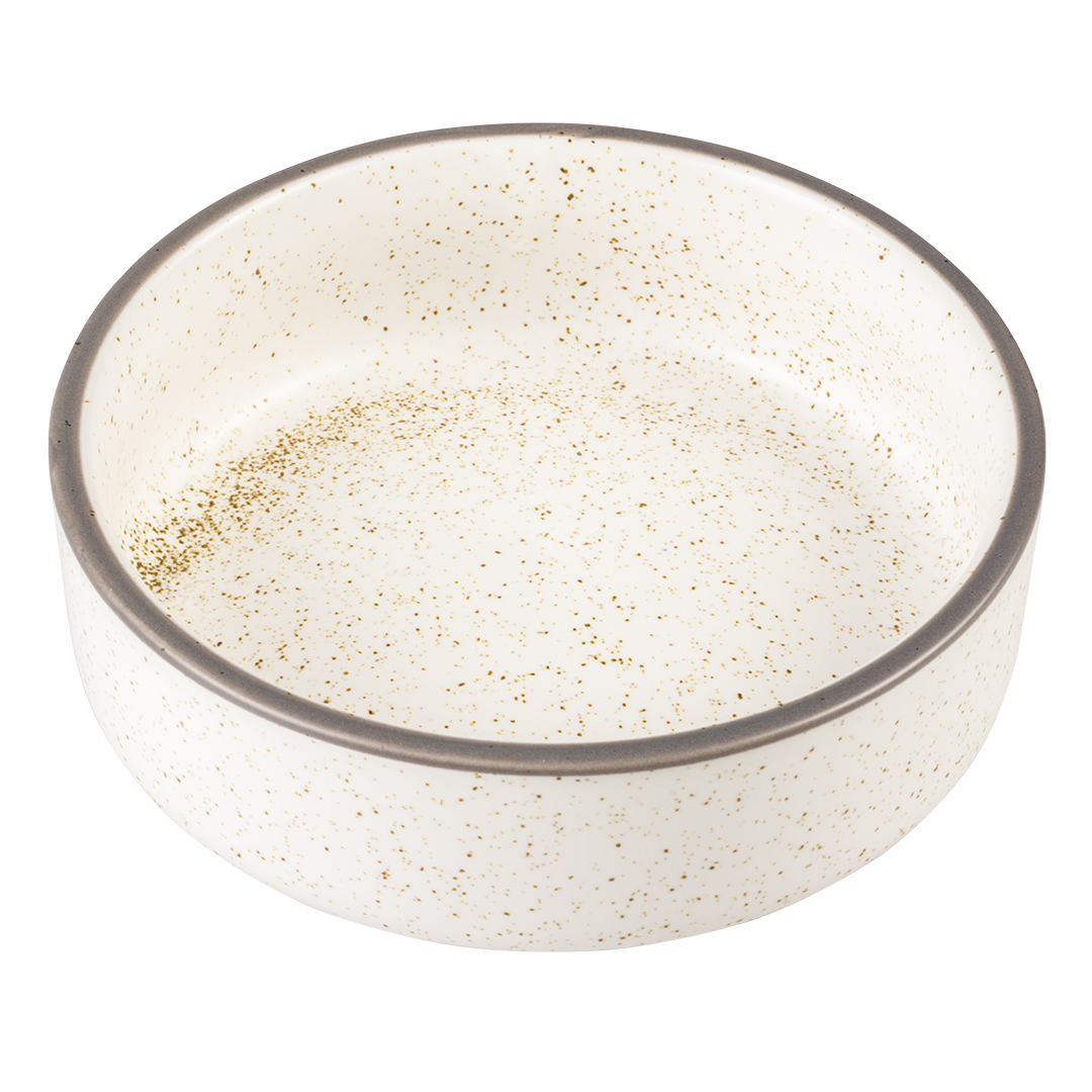 Duvoplus Keramiknapf Stone Speckle - weiß 1500ml