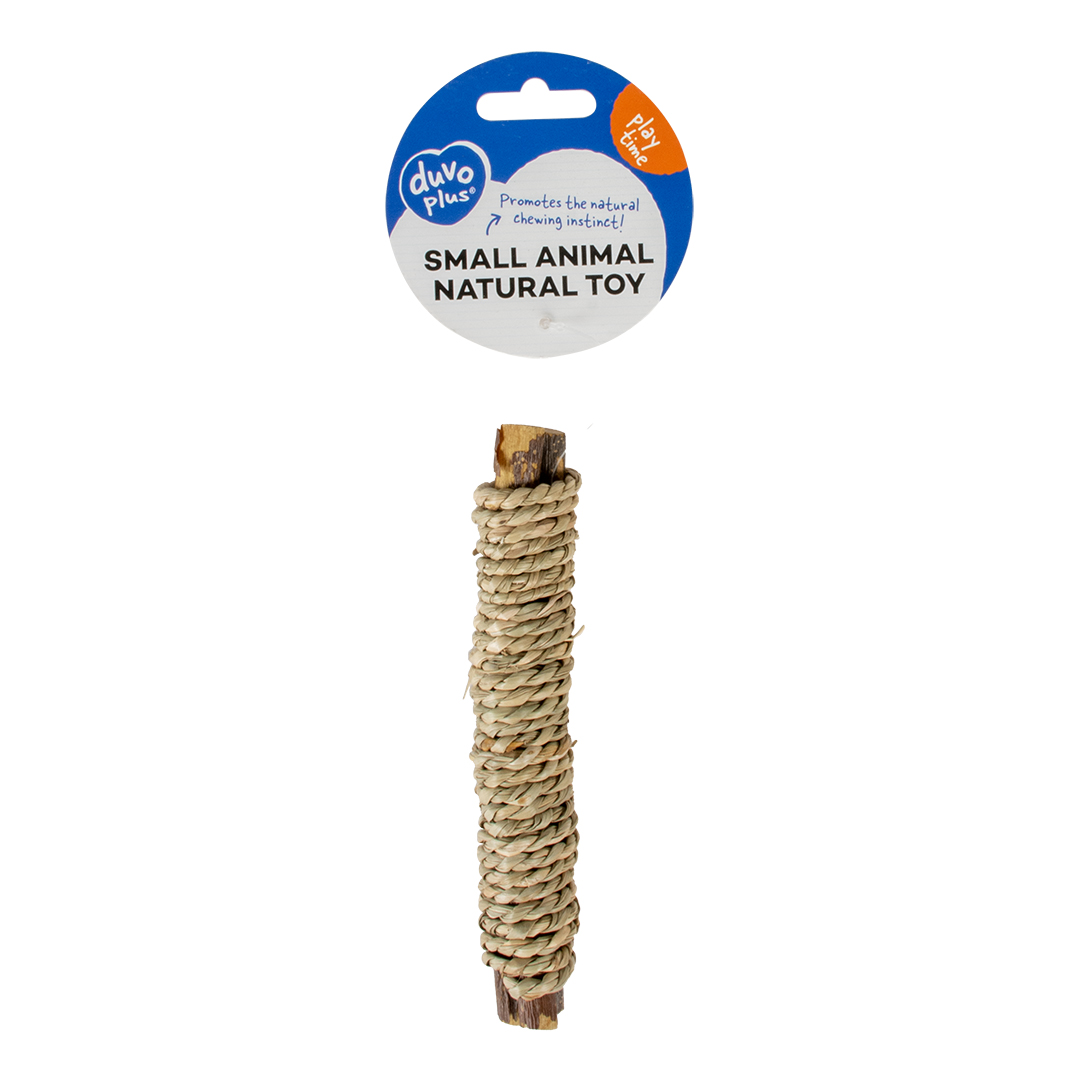 Duvoplus Knabberstick aus Holz & Wasserhyazinthe 