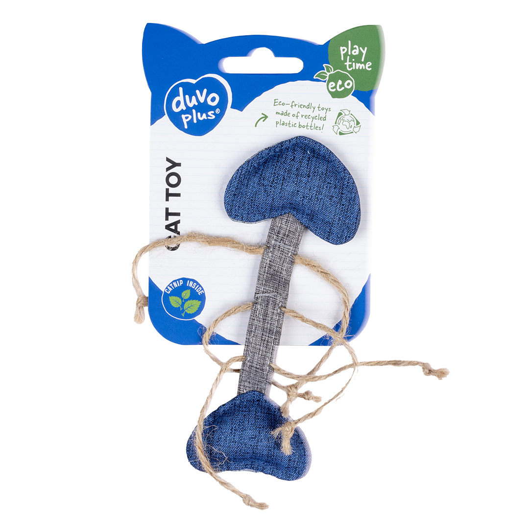 Duvoplus Cat Toy ECO Navy Fischgräte 