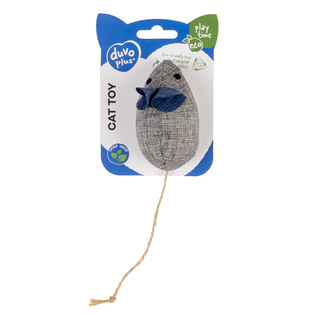 Duvoplus Cat Toy ECO Navy Maus 