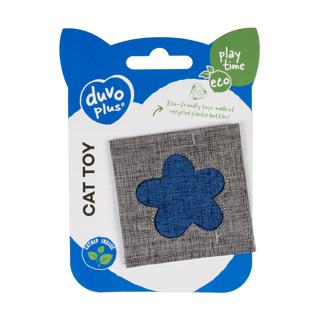 Duvoplus Cat Toy ECO Navy Catnip-Kissen 