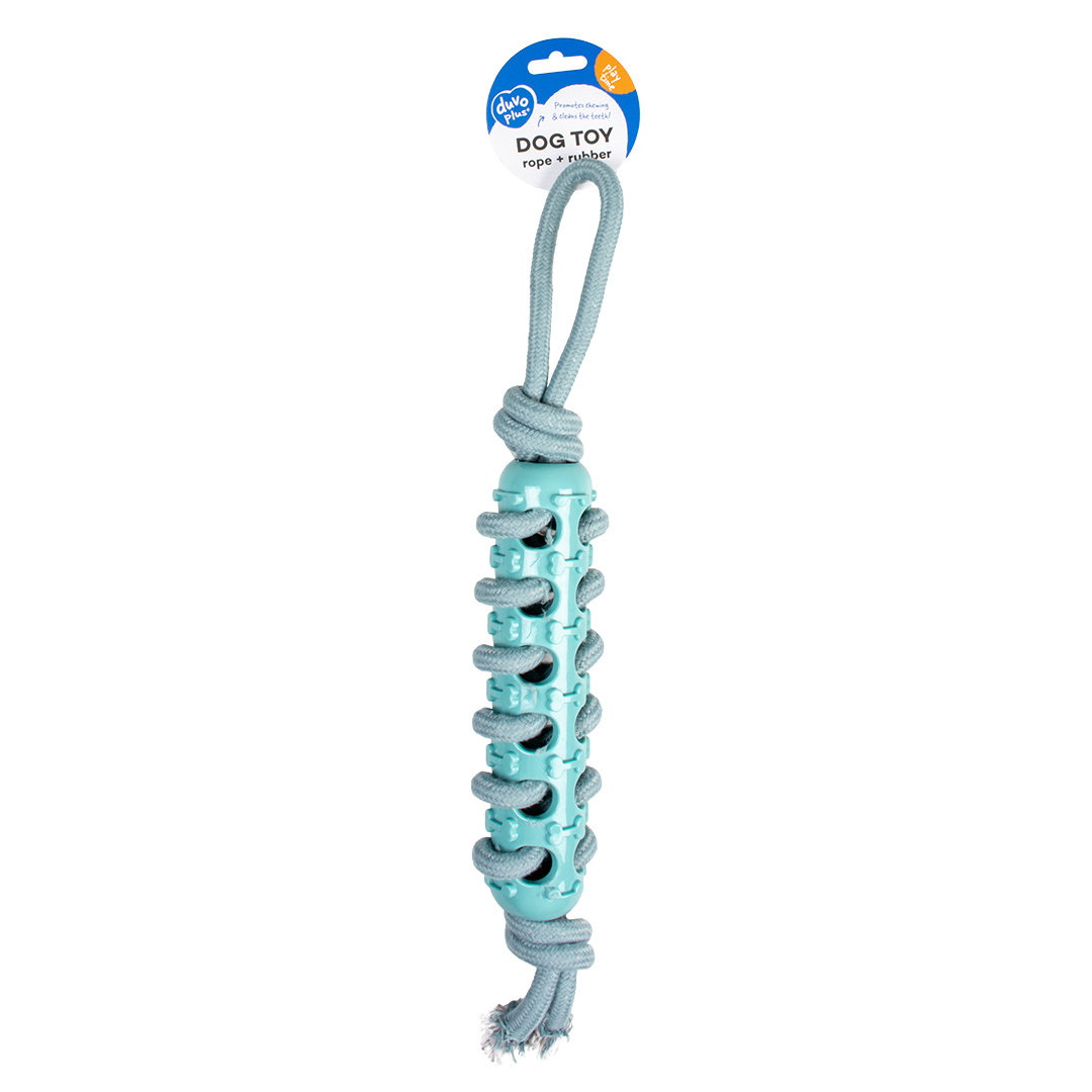 Duvoplus Seilstock mit Gummi & Schlaufe - blau 