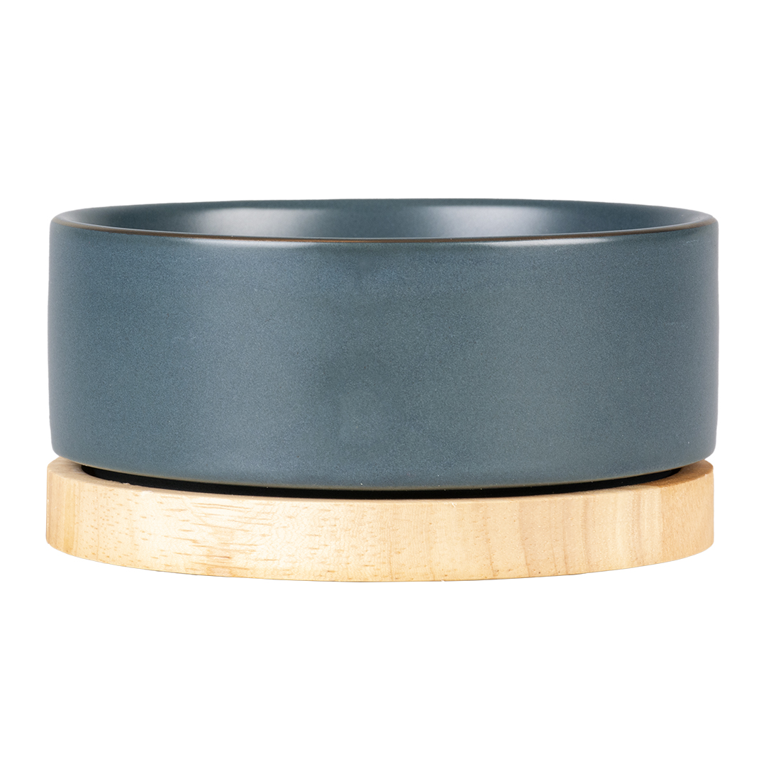 Duvoplus Keramiknapf Stone Timber blau - 450ml 