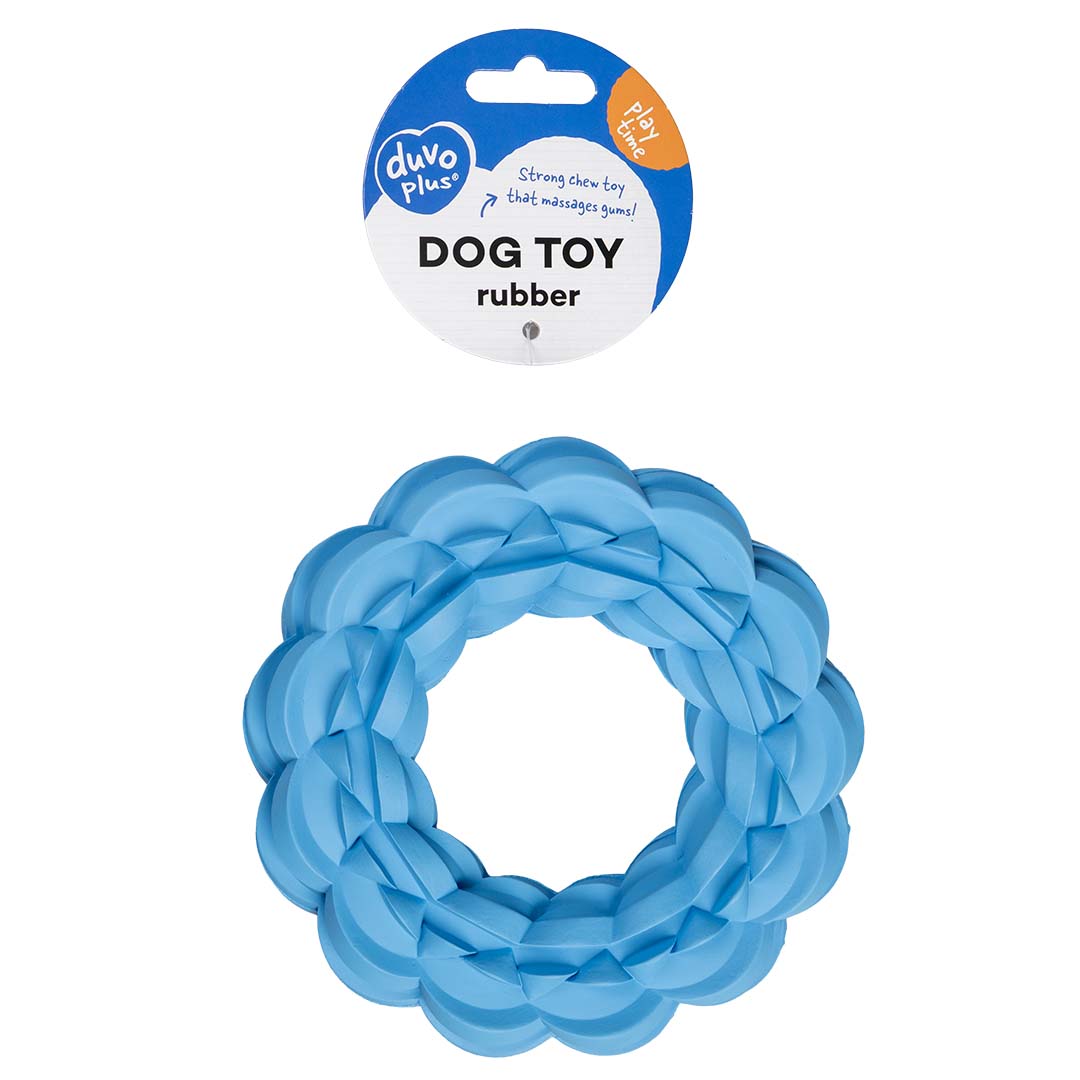 Duvoplus Kauspielzeug Griplay Ring - Blau 