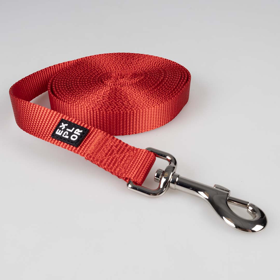 Duvoplus EXPLOR Trackingleine Classic flach - rot 
