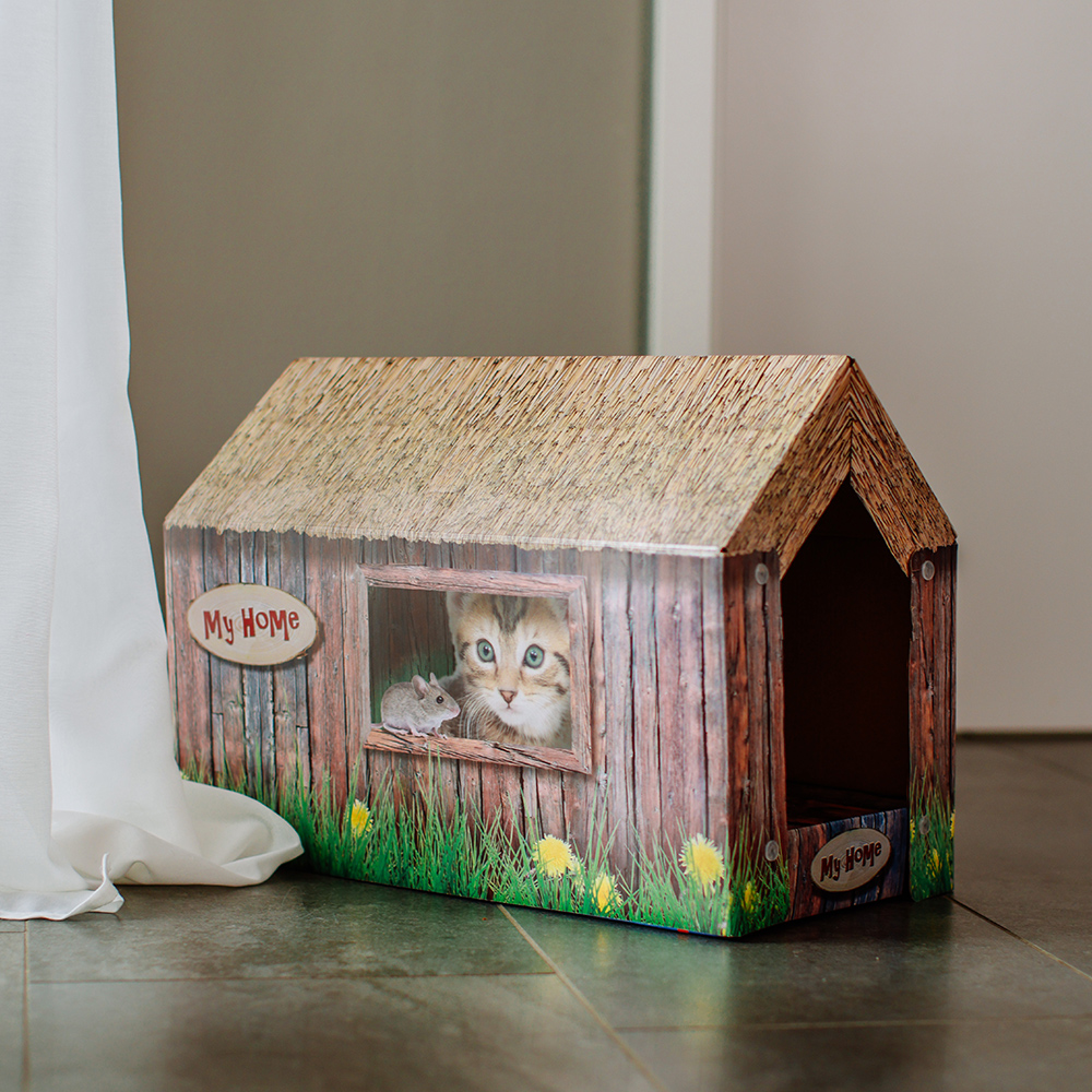 Nobby Katzenhaus aus Karton 