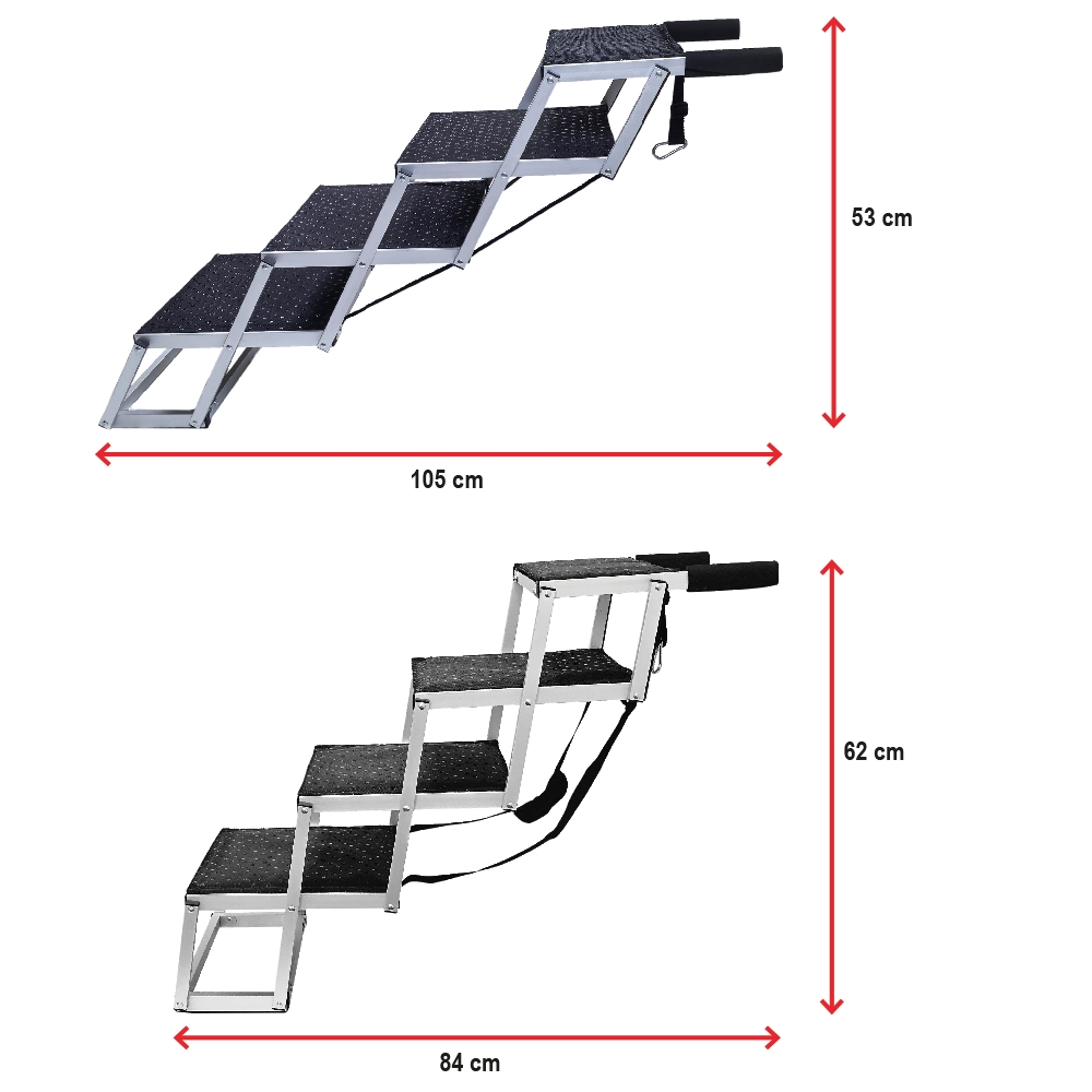 Nobby Aluminium Falt-Treppe - 4-stufig 