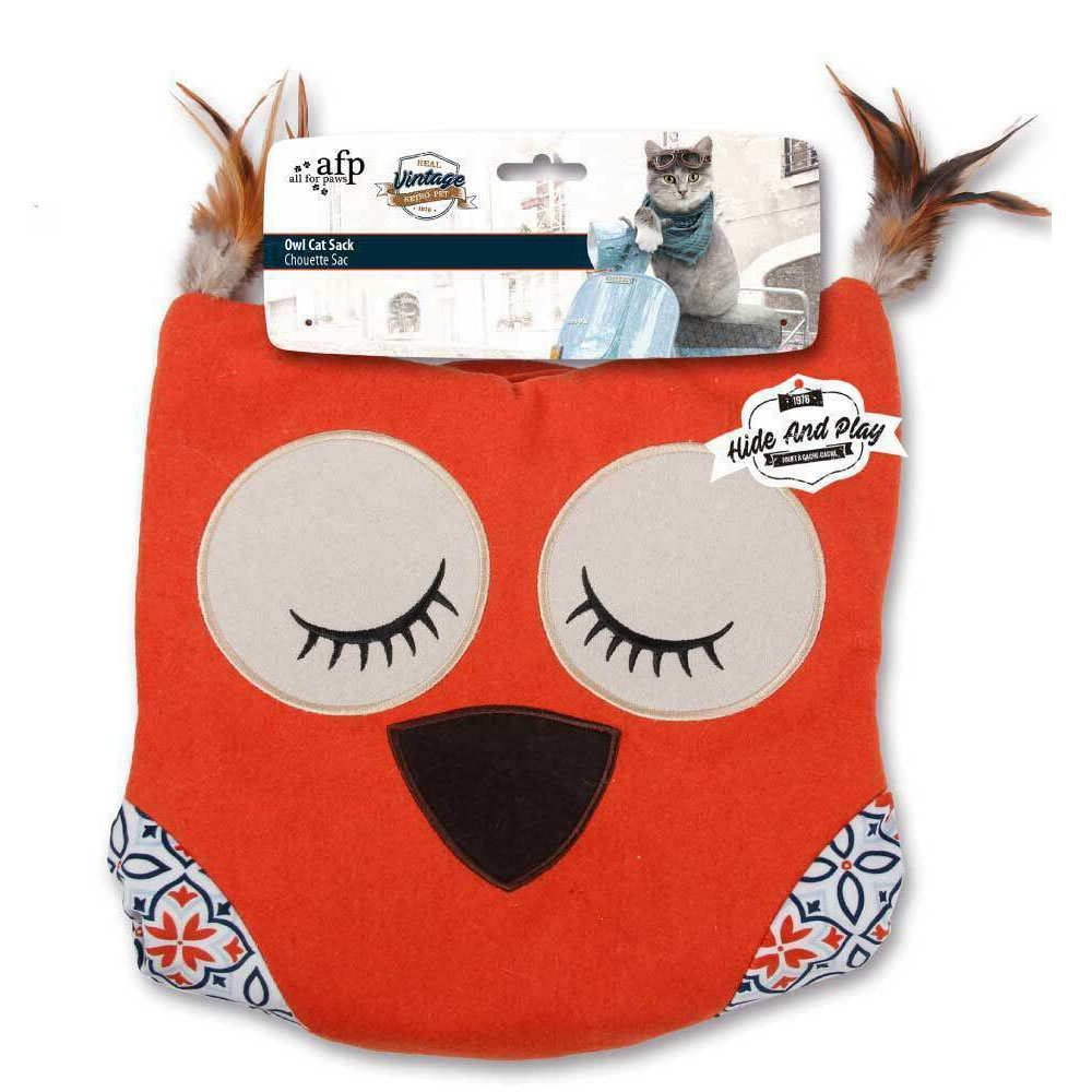 All for Paws Katzensack Eule - Orange 