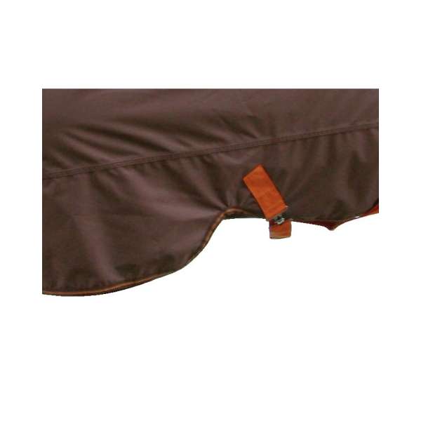 Kerbl Pferdedecke RugBe 200 - braun/orange 