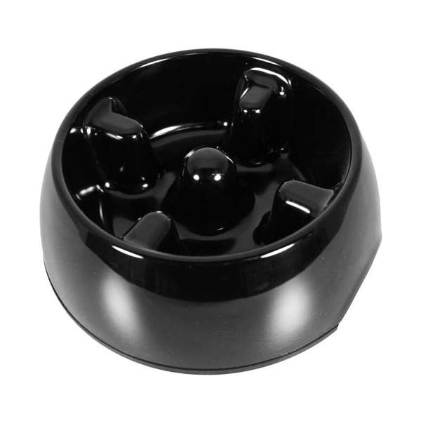 DOGIT Go-Slow Anti-Schling-Napf Schwarz 300 ml 