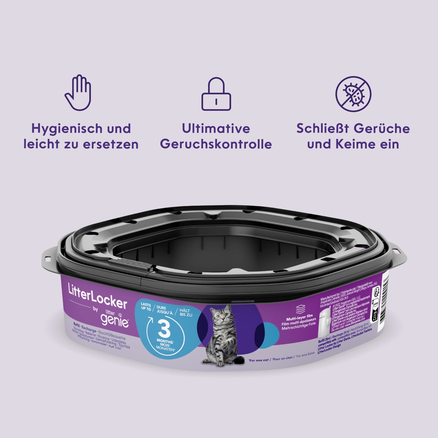LitterLocker by Litter Genie XL-Nachfüllkassette 