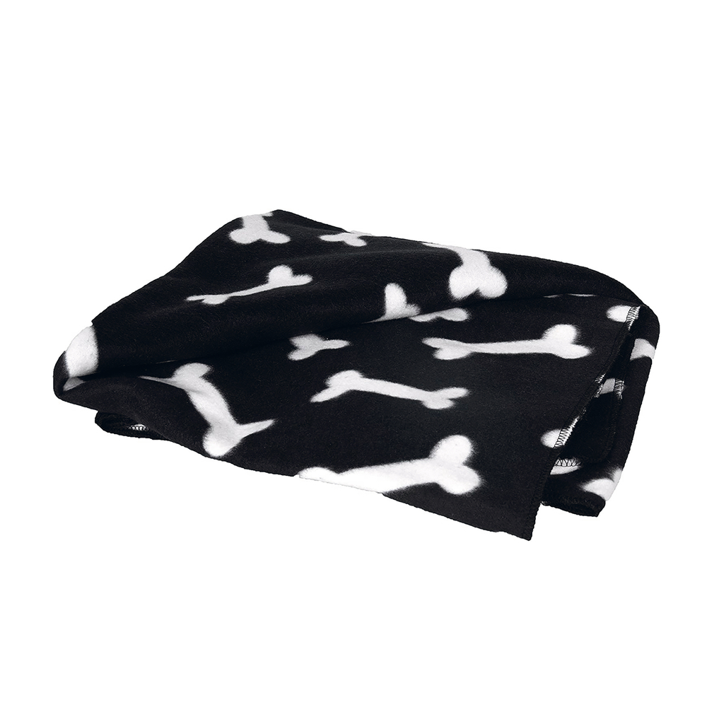 Karlie Flamingo Fleecedecke Milda - 100 x 70 cm Schwarz