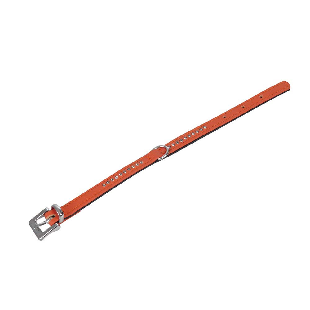 Karlie Vintage Strass Halsband - Mandarine 