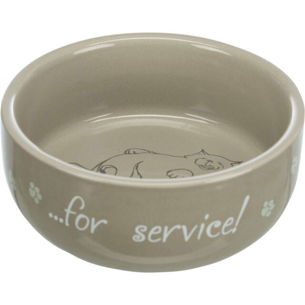 Trixie Keramiknapf Thanks for service! 