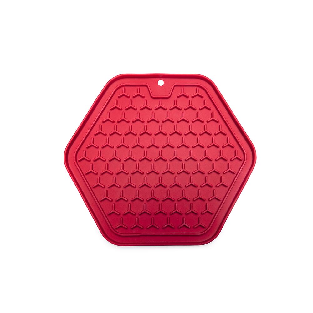 Beeztees Leckmatte Hexagon - pink 
