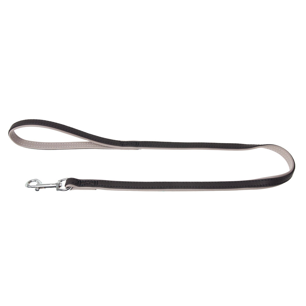 Karlie Vintage Trend Leine - Schwarzbraun/Grau 