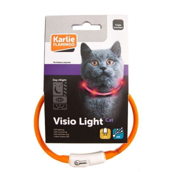 Karlie Visio Light Cat LED-Schlauch mit USB - Pink 