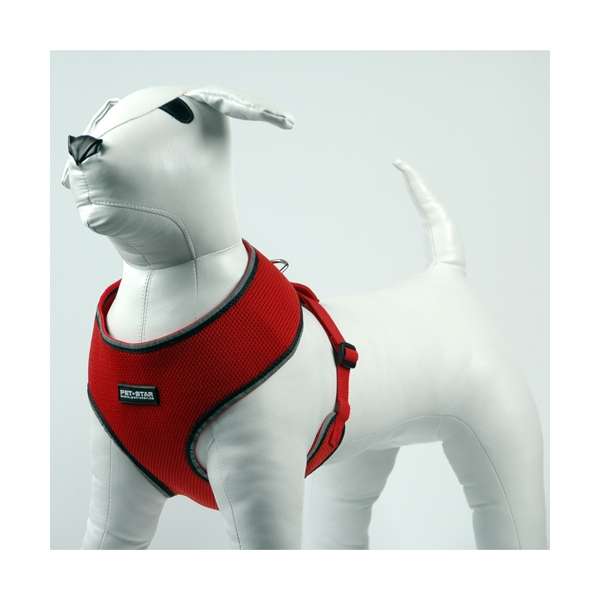 Pet-Star Softgeschirr / Netzgeschirr - Rot XL