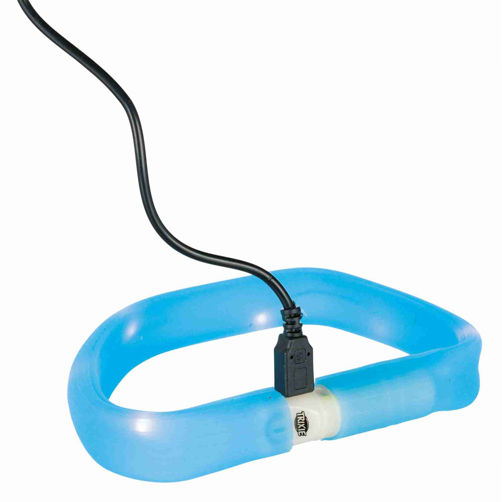 Trixie Flash Leuchtband USB - extra breit 