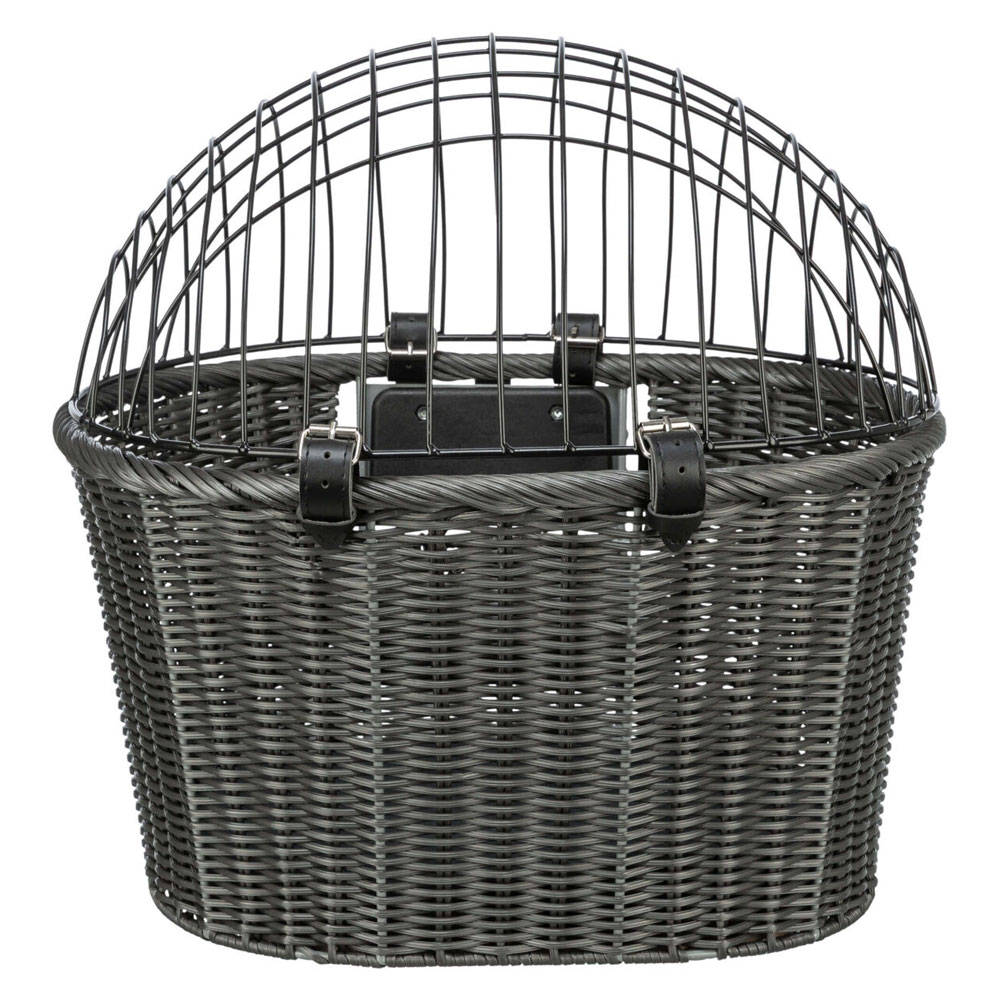 Trixie Front-Fahrradkorb aus Polyrattan 