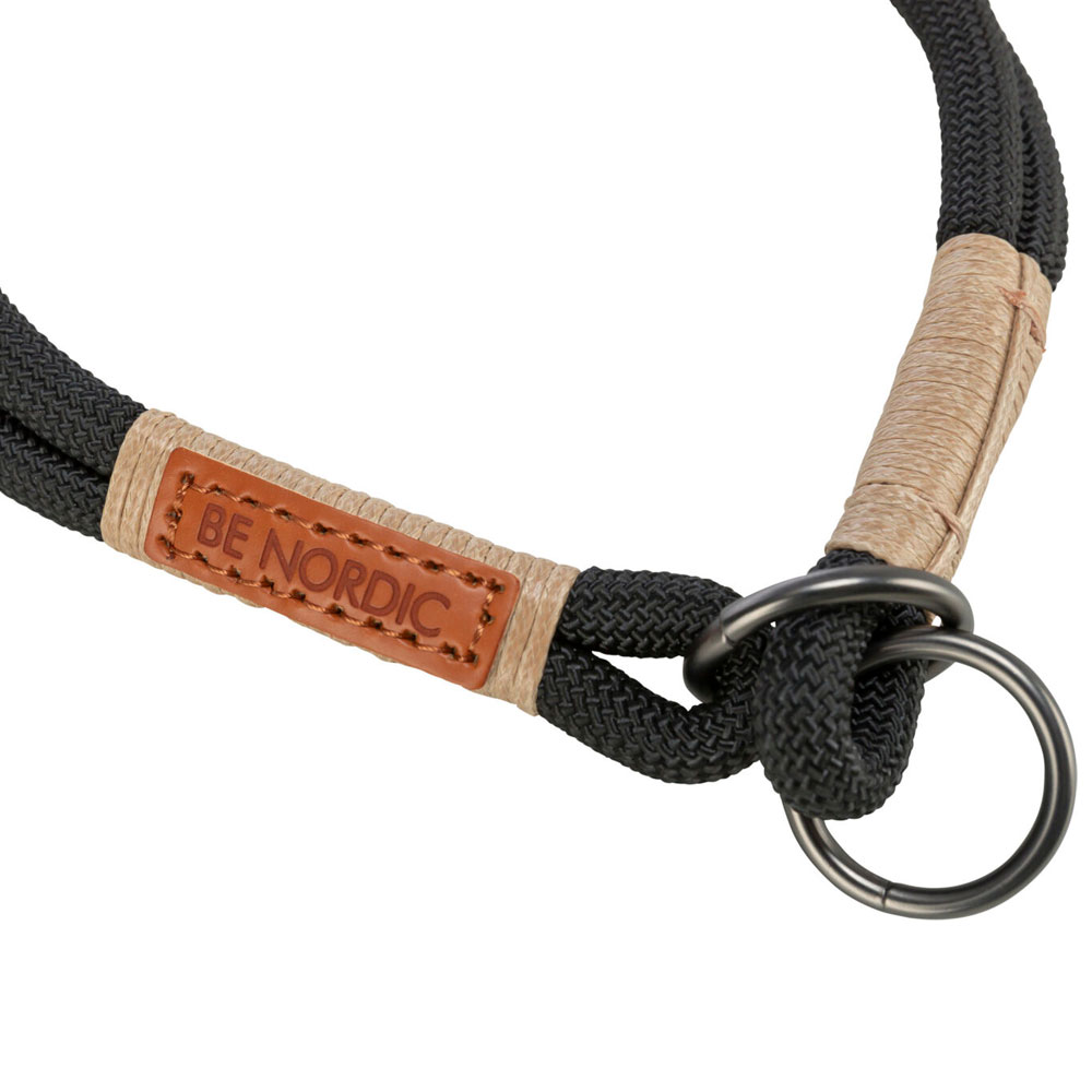 Trixie BE NORDIC Zug-Stopp-Halsband - schwarz 45 cm