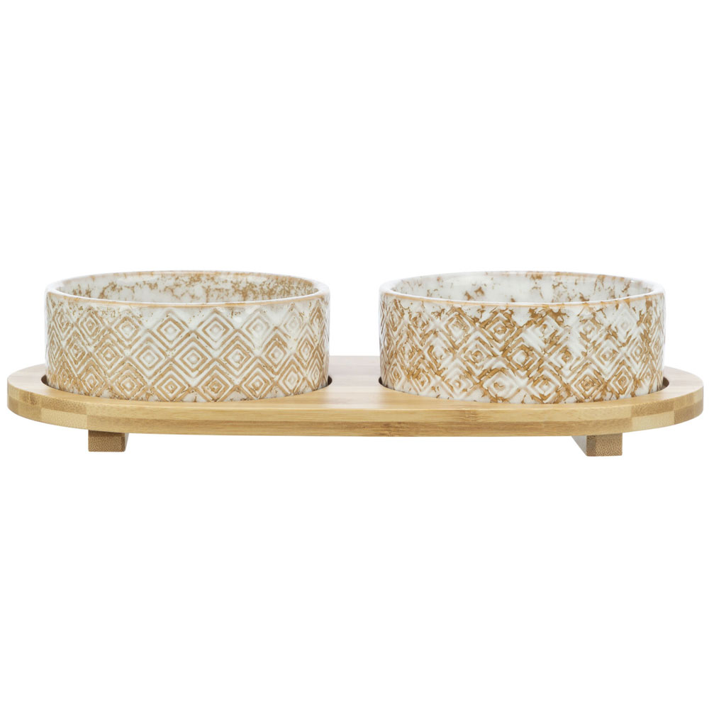 Trixie Napf-Set, Keramik/Bambus 