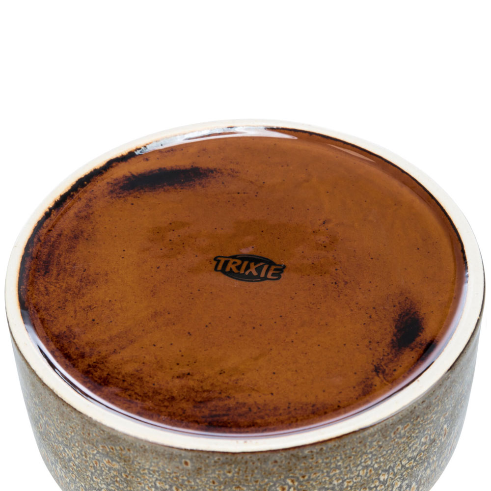 Trixie Keramiknapf mit Musterung - braun 0,9 l/ø 16 cm