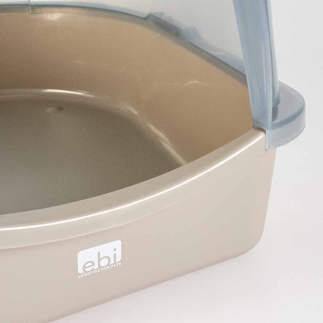 EBI Katzentoilette Eclipse M - transparent/grau 