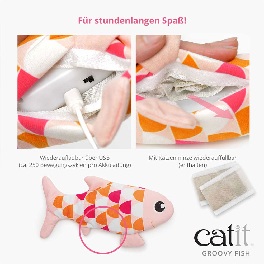 Catit Groovy Fish - bewegungsaktivierter Fisch 