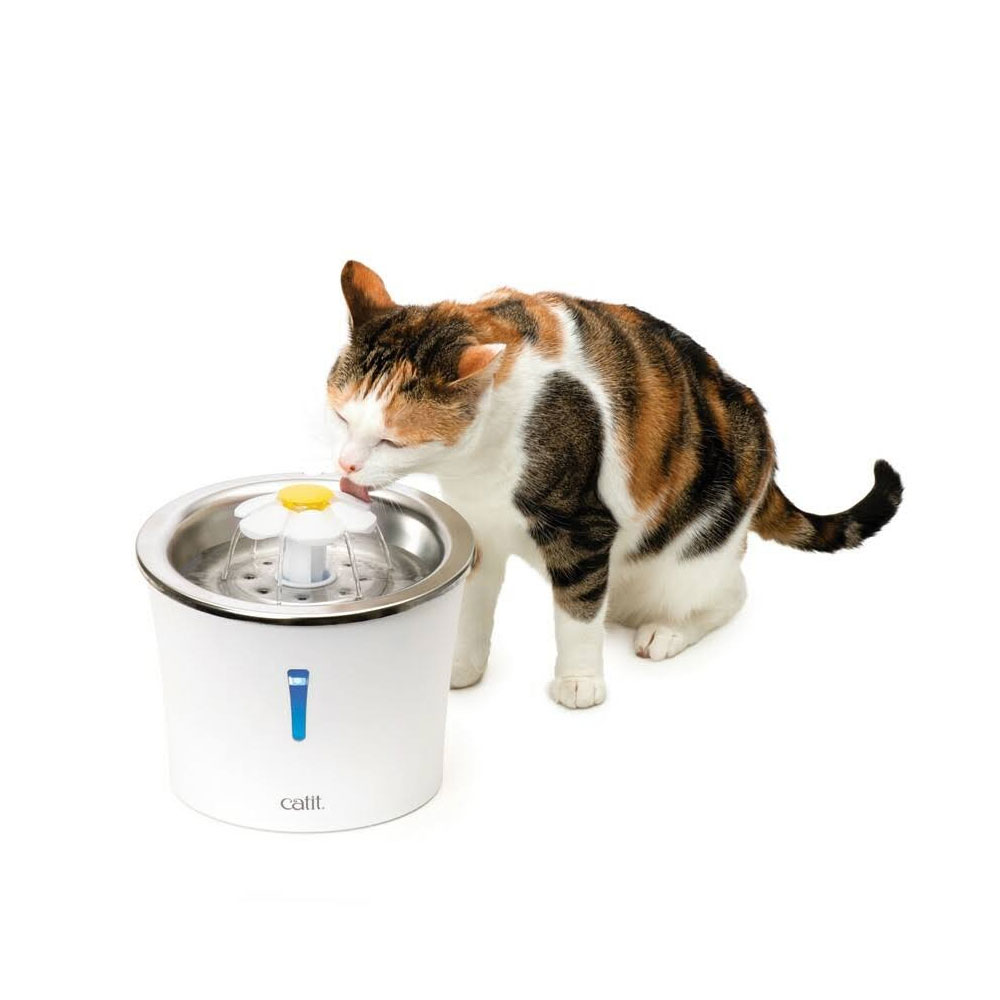 Catit Blumentrinkbrunnen mit Edelstahleinsatz 