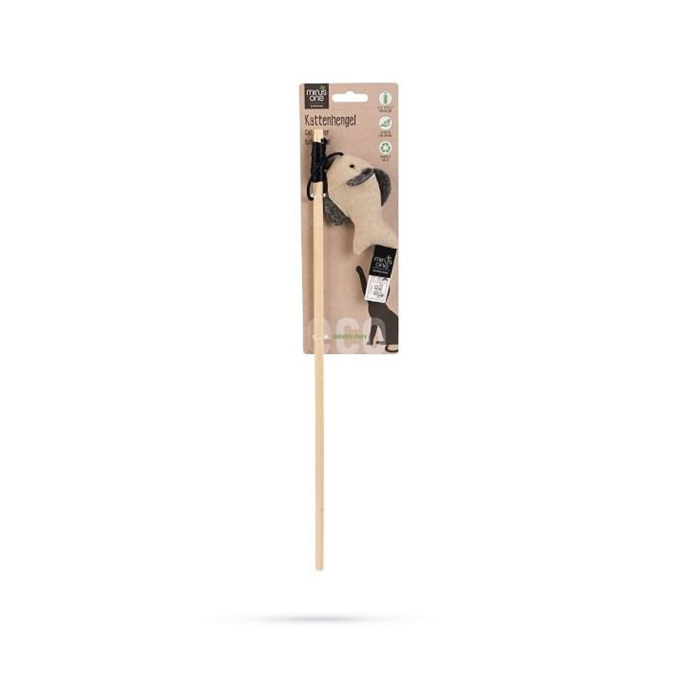 Beeztees Minus One Katzenangel Zorba - braun-beige 