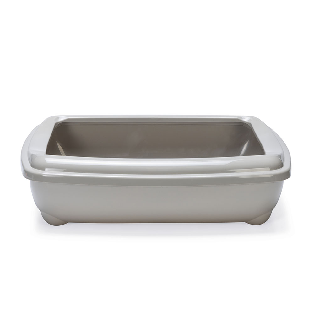 Karlie Katzentoilette mit Rand Arist-O-Tray - grau 50 x 38 x 14 cm