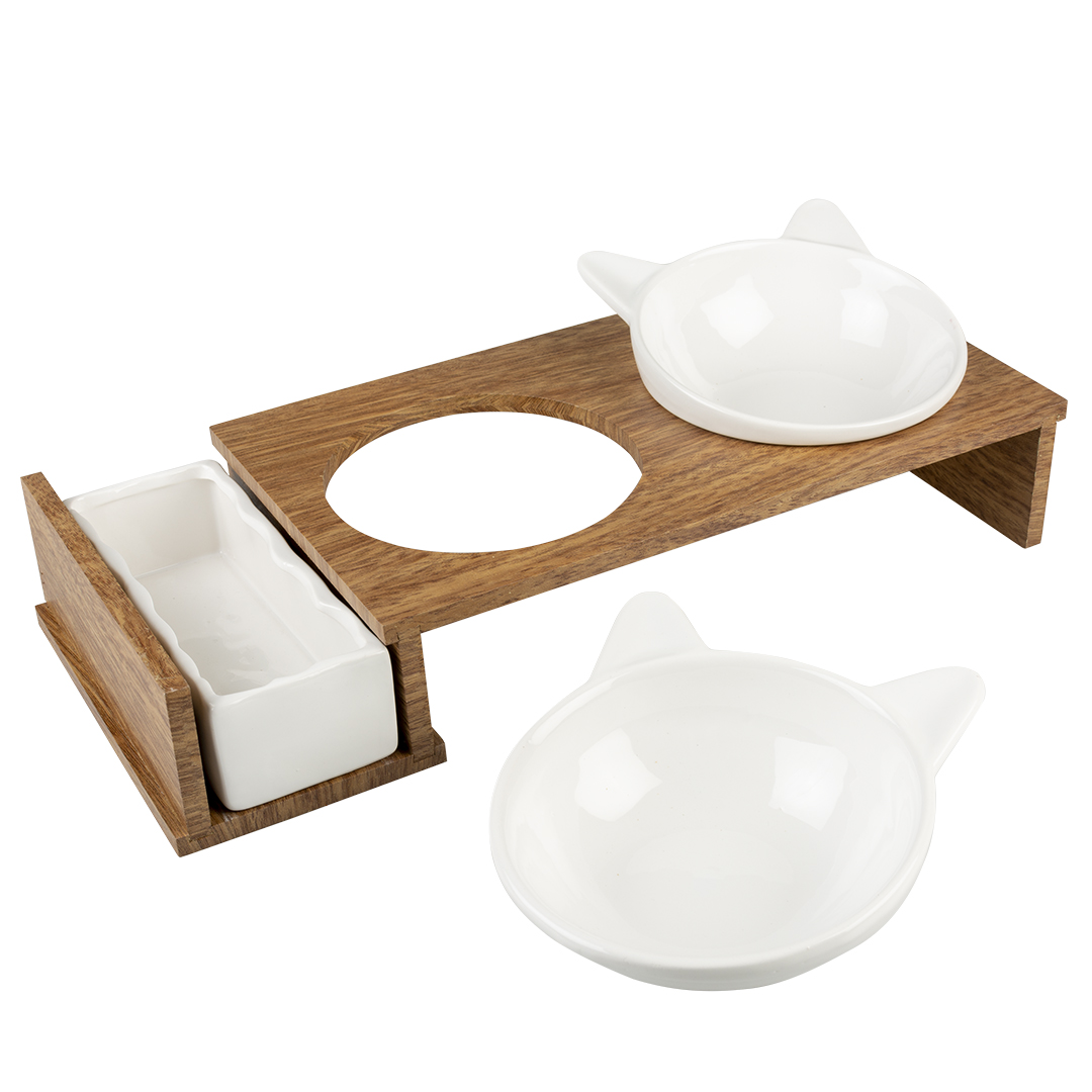 Duvoplus Dinner Set Stone UP Kitty Face 