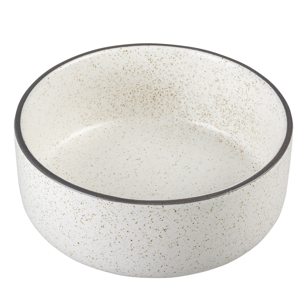 Duvoplus Keramiknapf Stone Speckle - weiß 1500ml