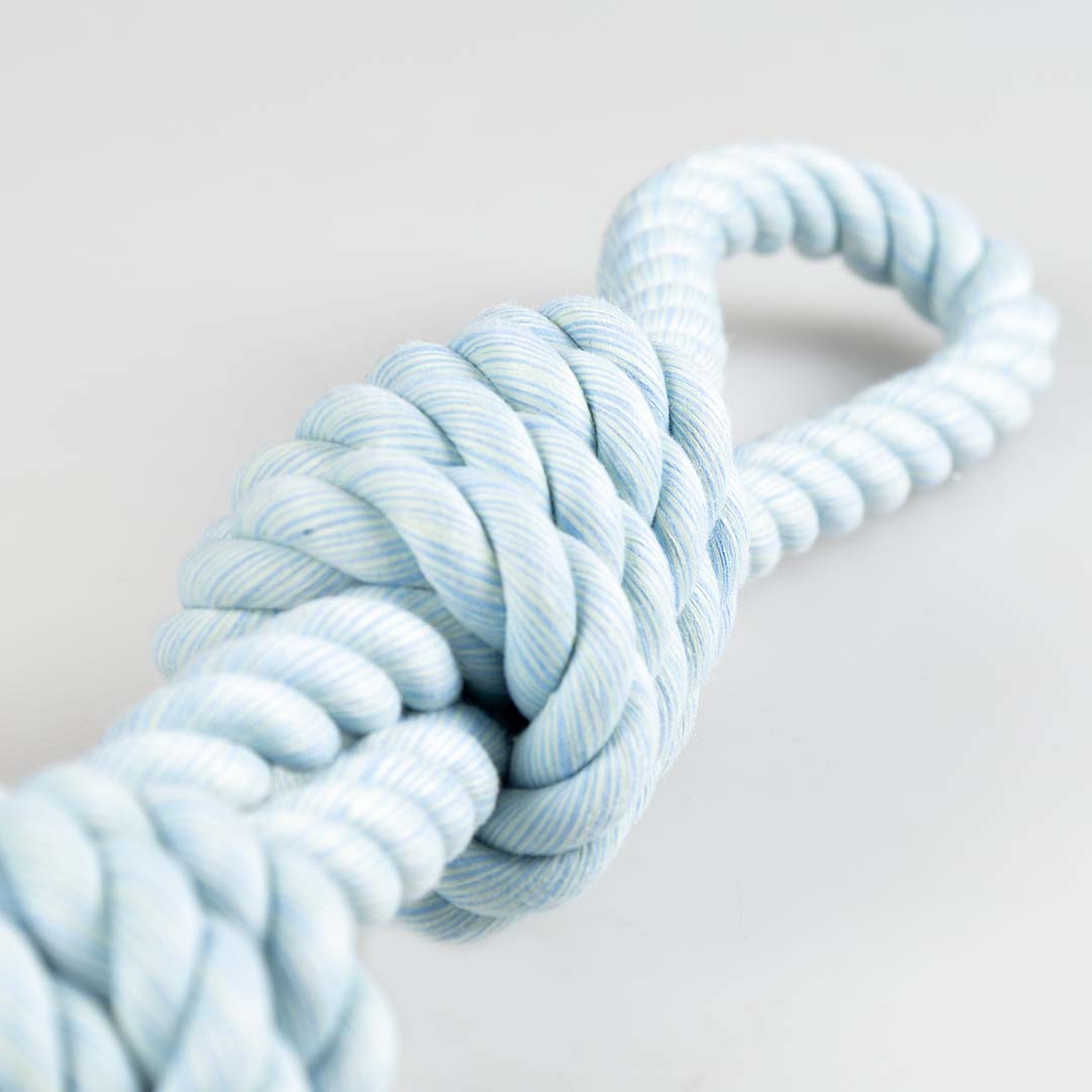 Duvoplus Flossy Doppelseil 4 Knoten - blau 