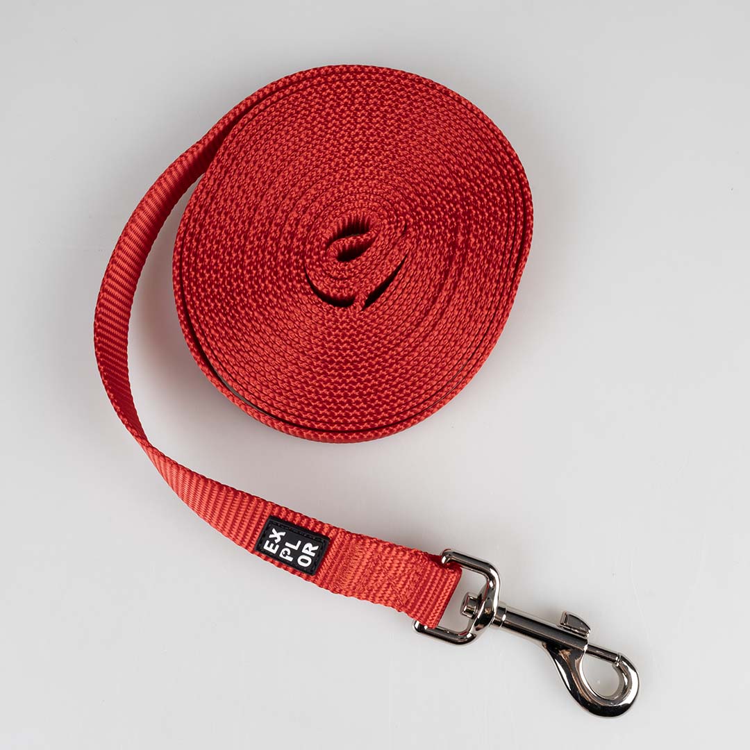 Duvoplus EXPLOR Trackingleine Classic flach - rot 