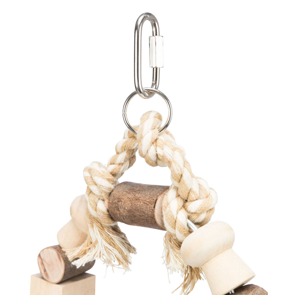 Trixie Bogenschaukel mit Holzklötzen Klein