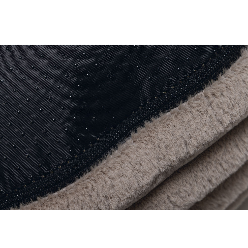 Designed by Lotte Hundebett Reza - rund, beige 